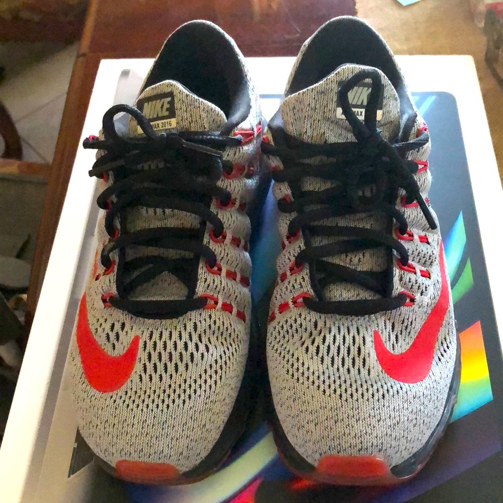 Nike Airmax 2016 Reflective Red/Grey/Black Size 4.5Y